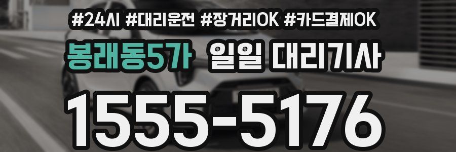 봉래동5가 일일 대리기사