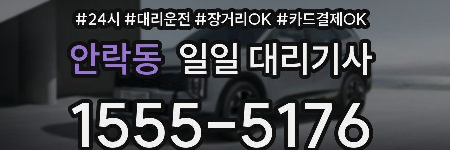 안락동 일일 대리기사