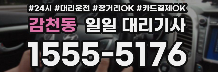 감천동 일일 대리기사