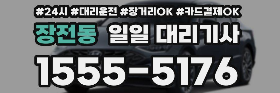 장전동 일일 대리기사