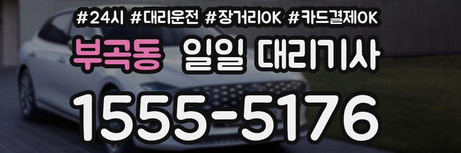 부곡동 일일 대리기사