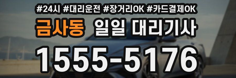 금사동 일일 대리기사