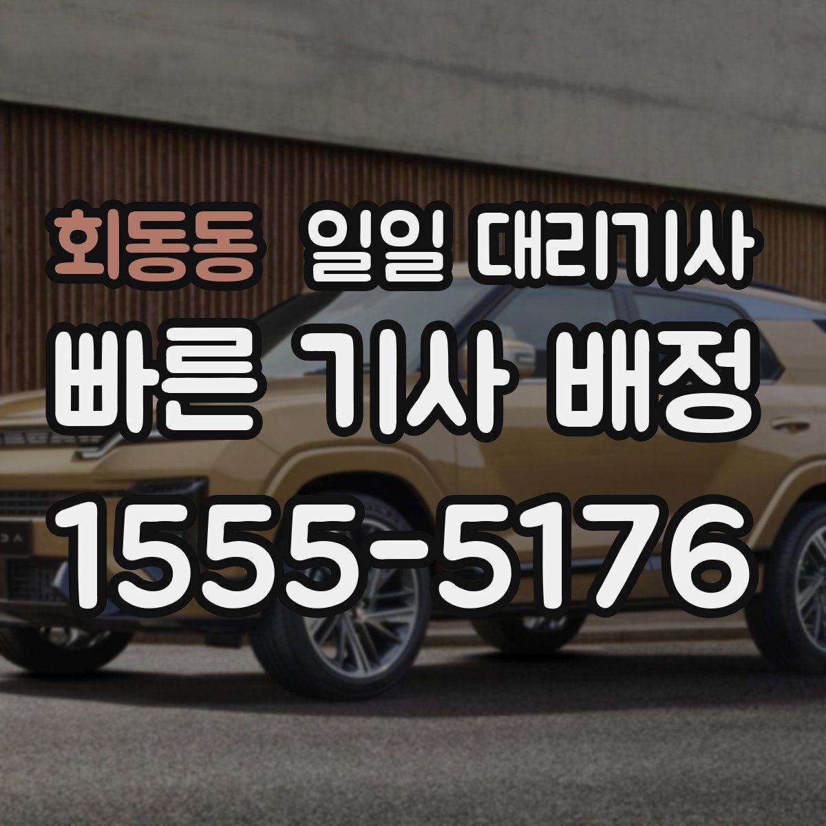 회동동 일일 대리기사