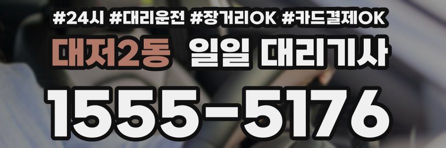 대저2동 일일 대리기사