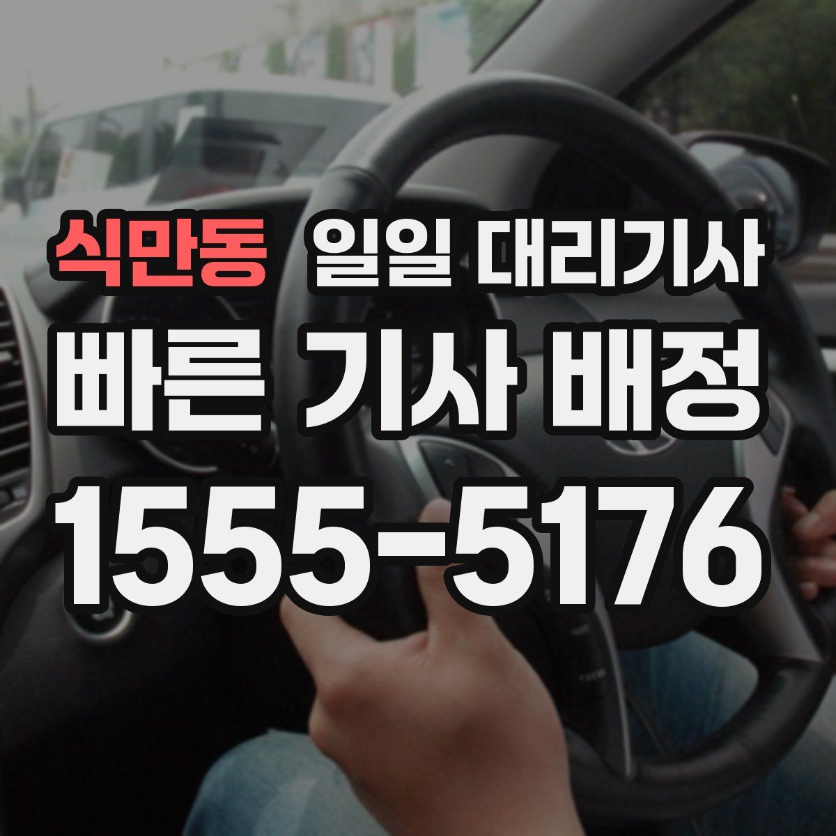 식만동 일일 대리기사