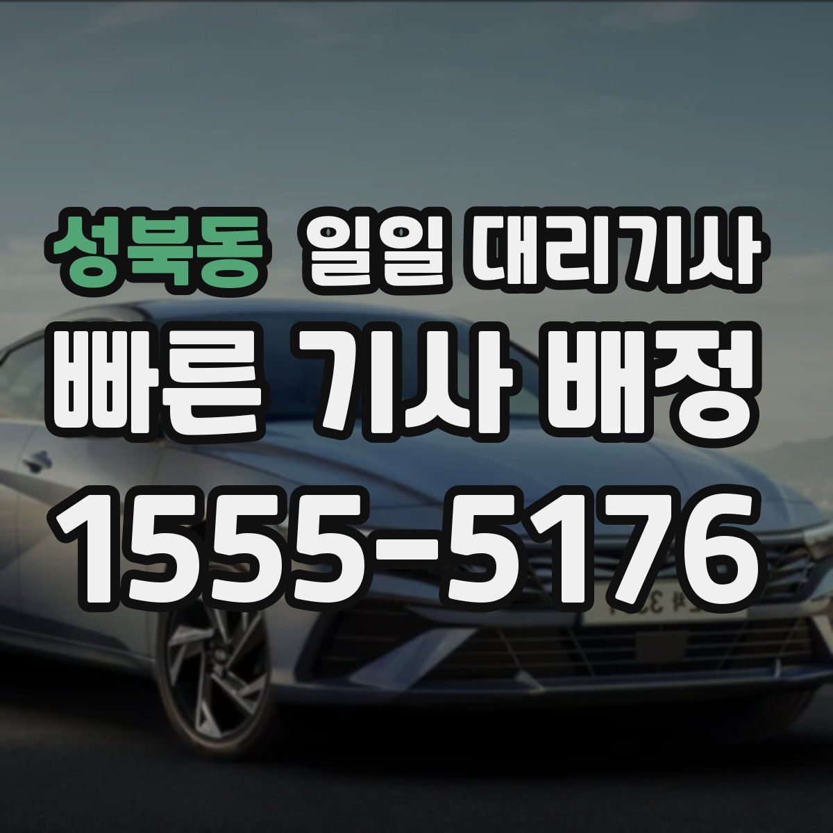 성북동 일일 대리기사