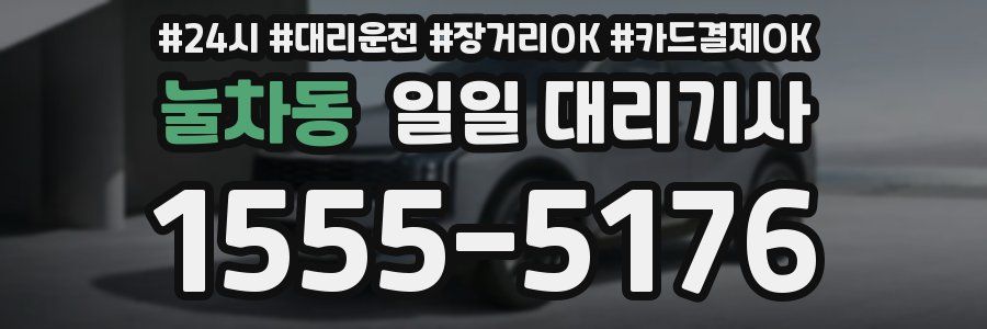 눌차동 일일 대리기사