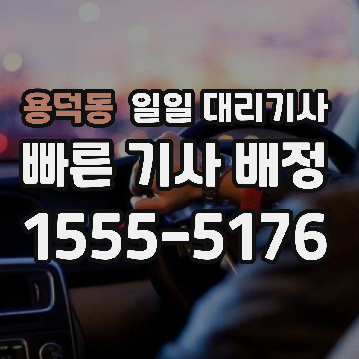 용덕동 일일 대리기사