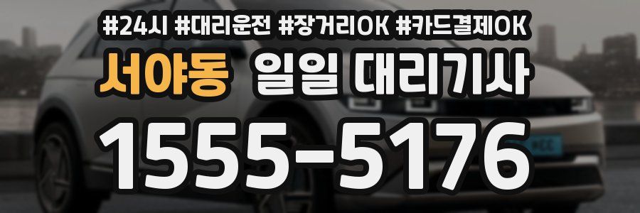서야동 일일 대리기사