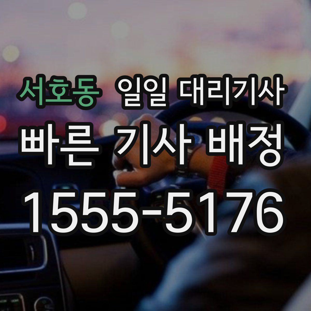 서호동 일일 대리기사