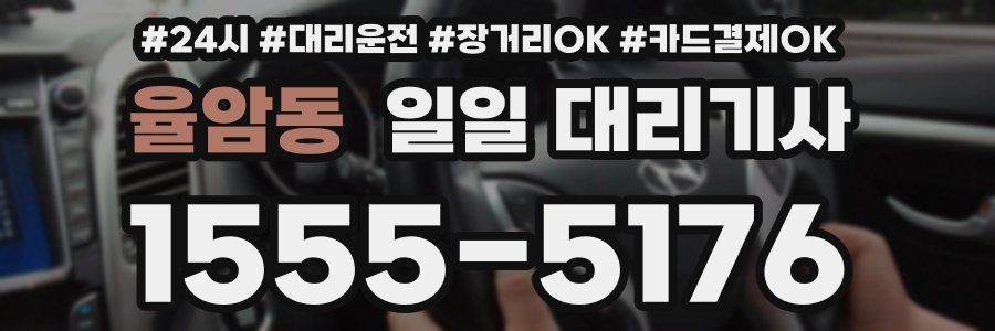 율암동 일일 대리기사