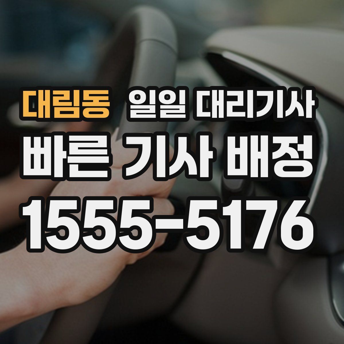 대림동 일일 대리기사