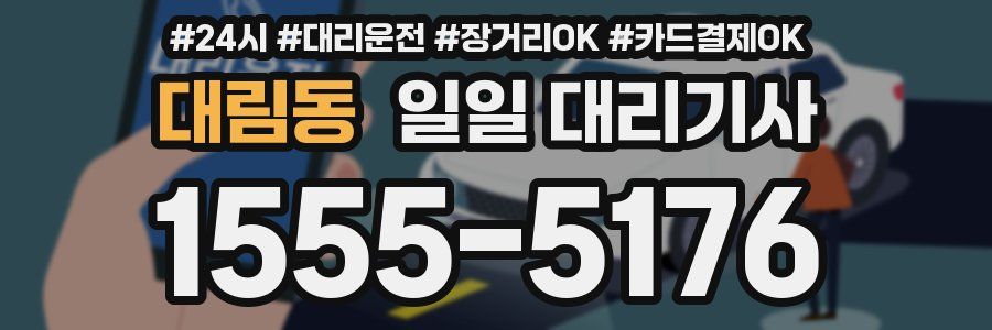 대림동 일일 대리기사