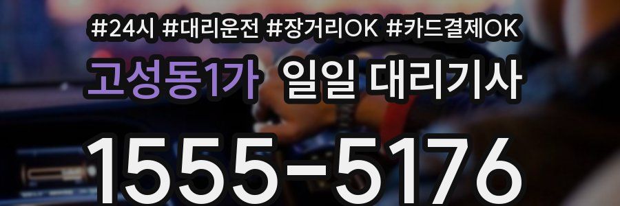 고성동1가 일일 대리기사