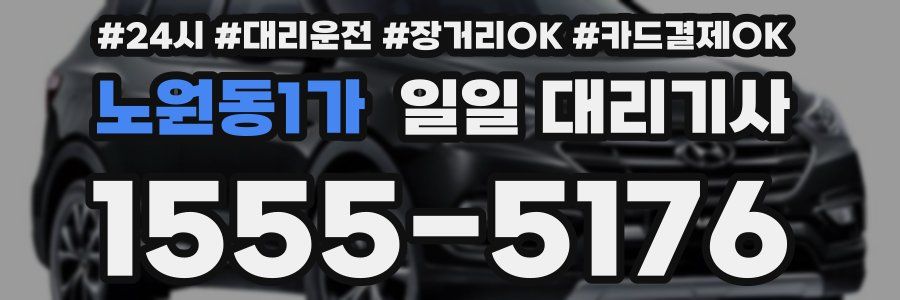 노원동1가 일일 대리기사