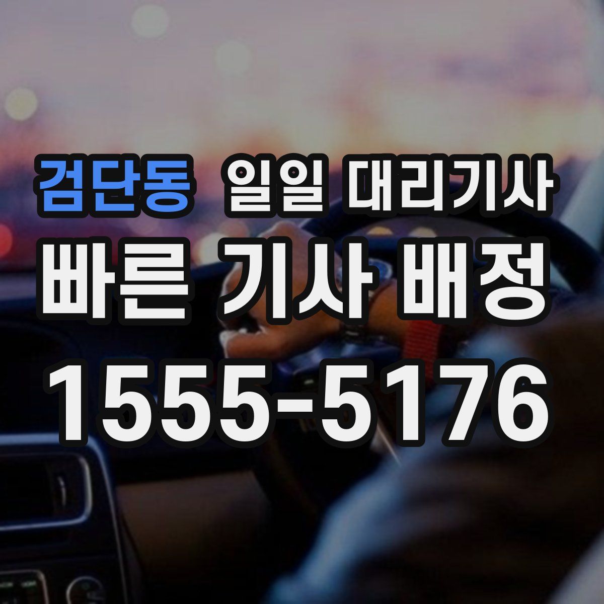 검단동 일일 대리기사