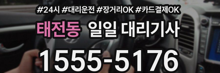 태전동 일일 대리기사