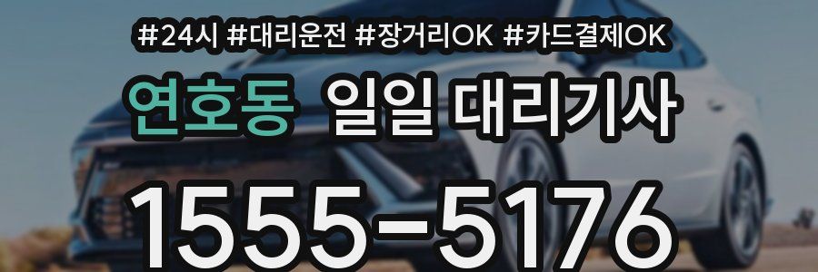 연호동 일일 대리기사