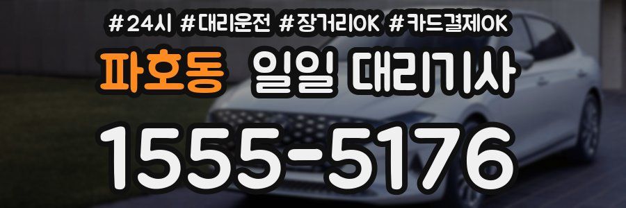 파호동 일일 대리기사