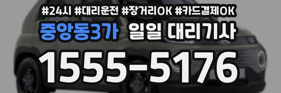 중앙동3가 일일 대리기사