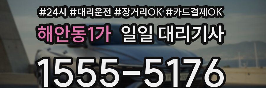 해안동1가 일일 대리기사