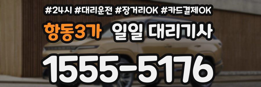 항동3가 일일 대리기사