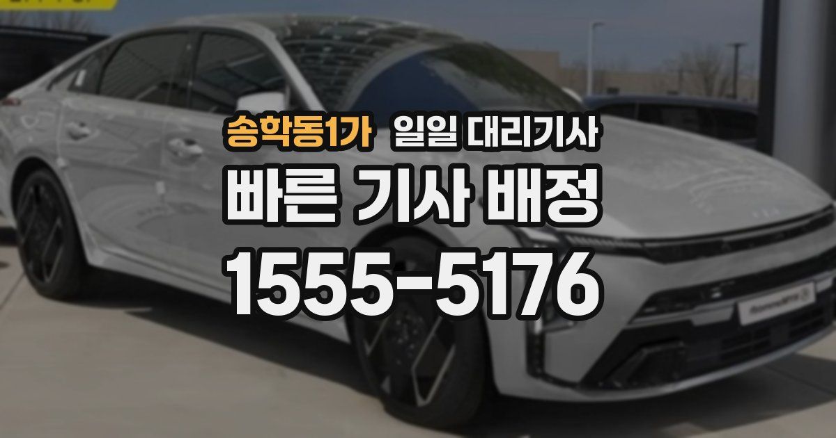송학동1가 일일 대리기사