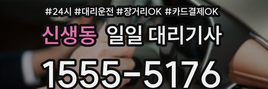 신생동 일일 대리기사