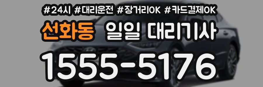 선화동 일일 대리기사