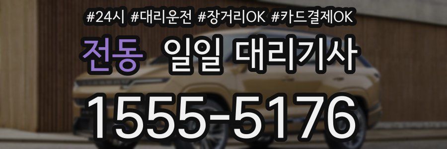 전동 일일 대리기사