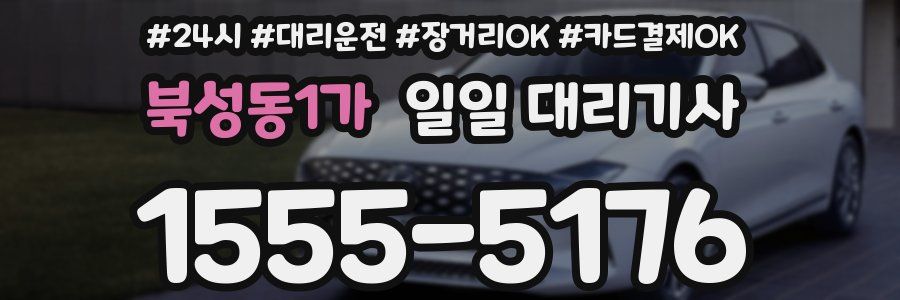 북성동1가 일일 대리기사