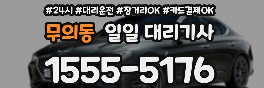 무의동 일일 대리기사