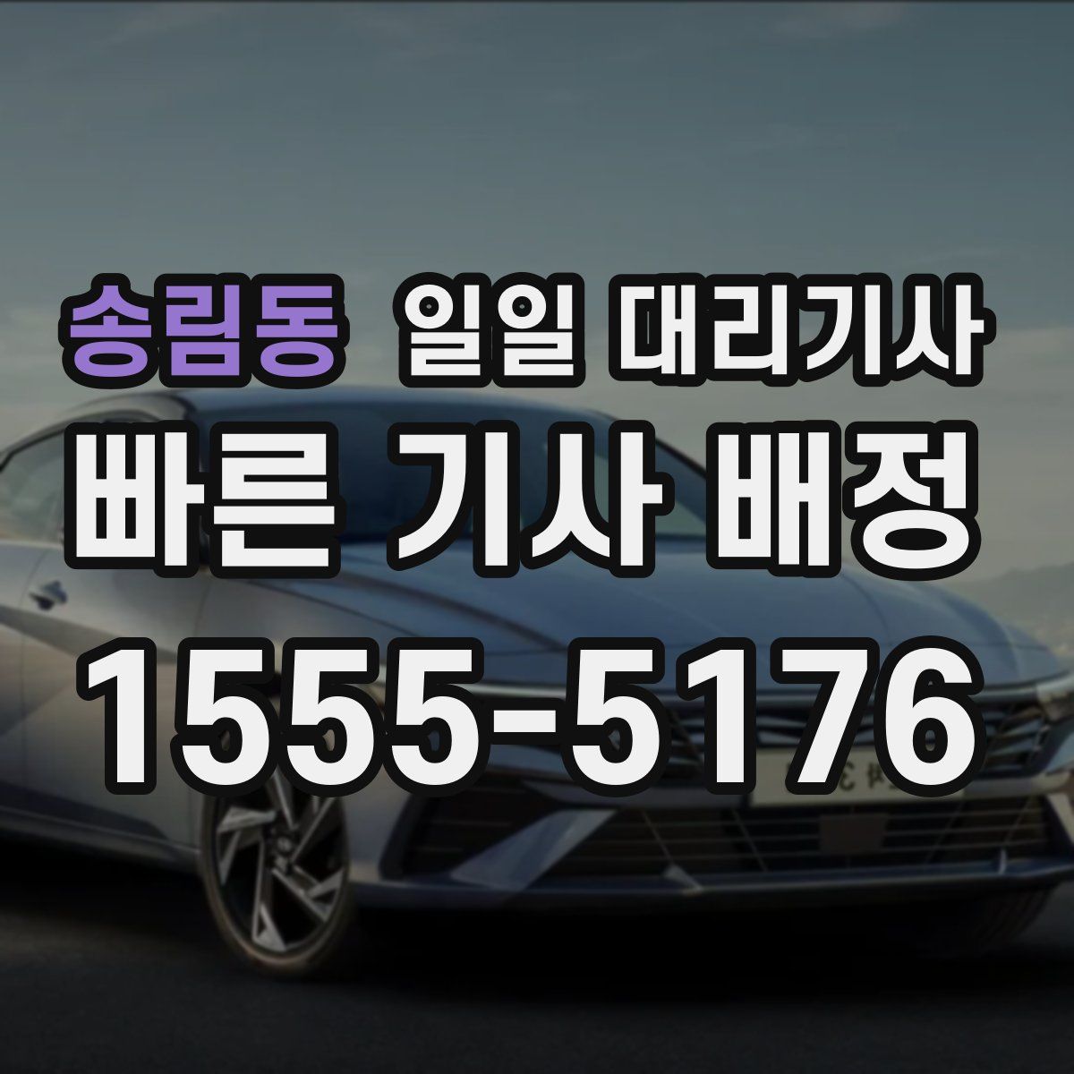 송림동 일일 대리기사