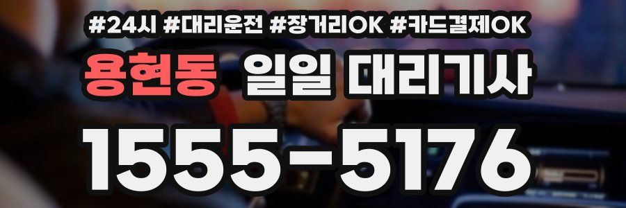 용현동 일일 대리기사