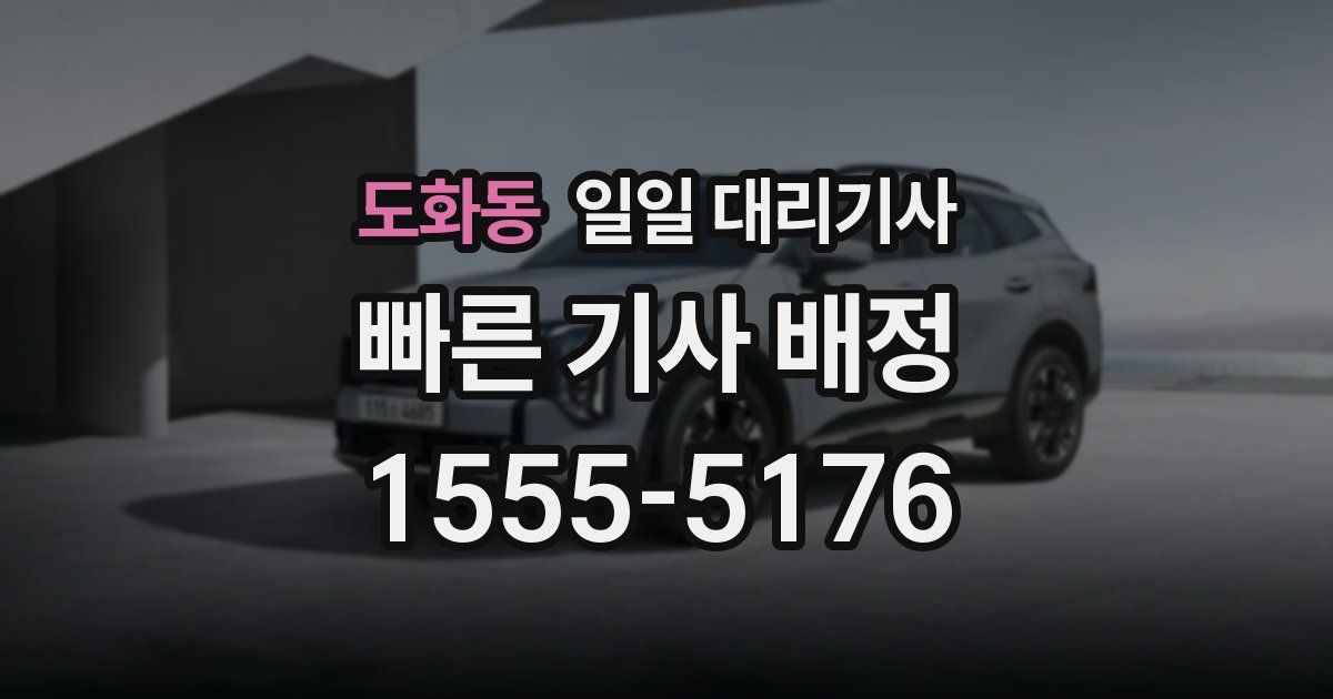 도화동 일일 대리기사