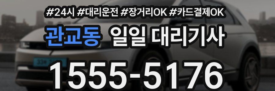관교동 일일 대리기사