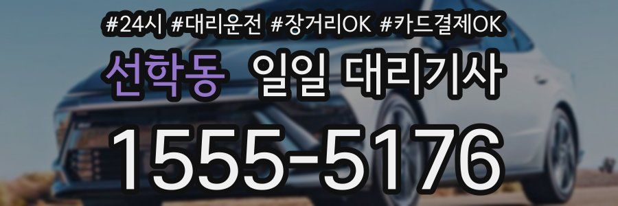 선학동 일일 대리기사