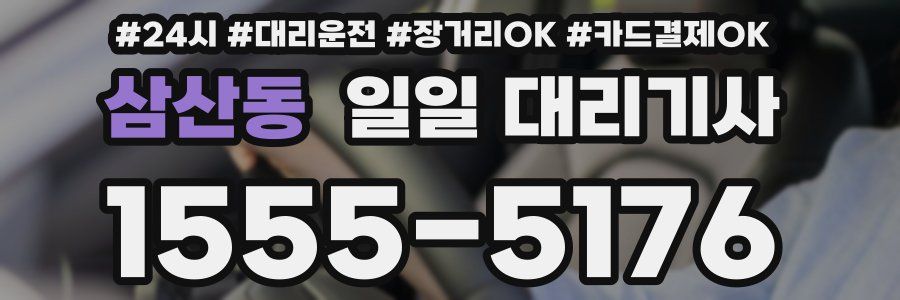 삼산동 일일 대리기사