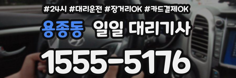 용종동 일일 대리기사