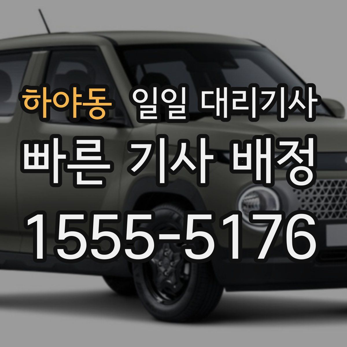 하야동 일일 대리기사