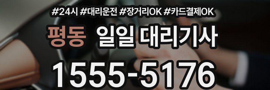 평동 일일 대리기사