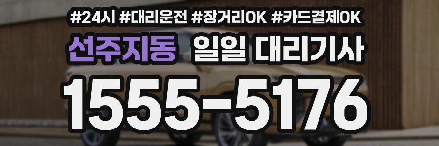 선주지동 일일 대리기사