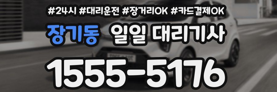 장기동 일일 대리기사