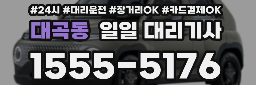 대곡동 일일 대리기사