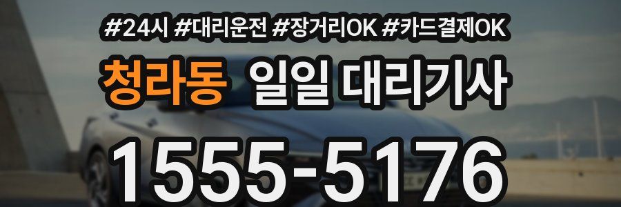 청라동 일일 대리기사