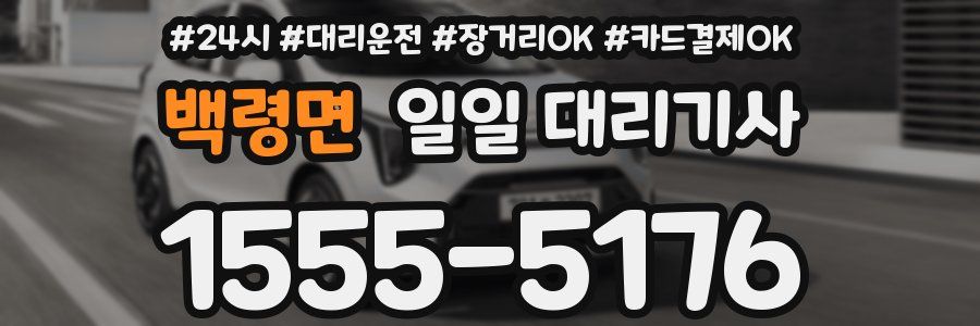 백령면 일일 대리기사