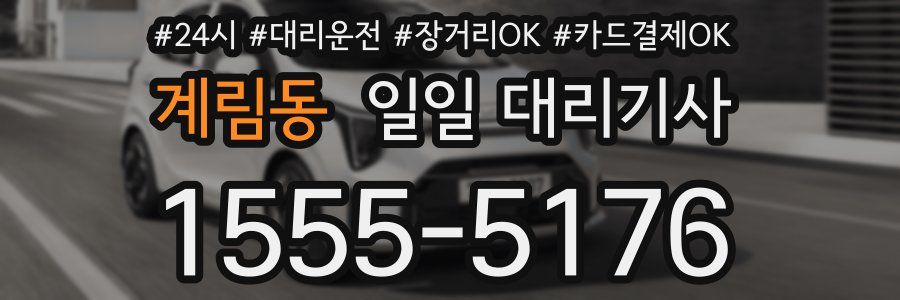 계림동 일일 대리기사