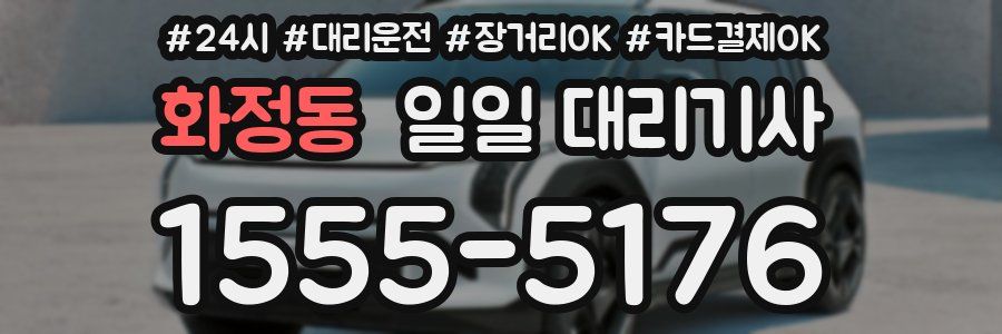 화정동 일일 대리기사