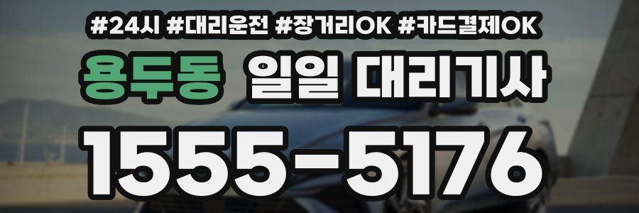 용두동 일일 대리기사