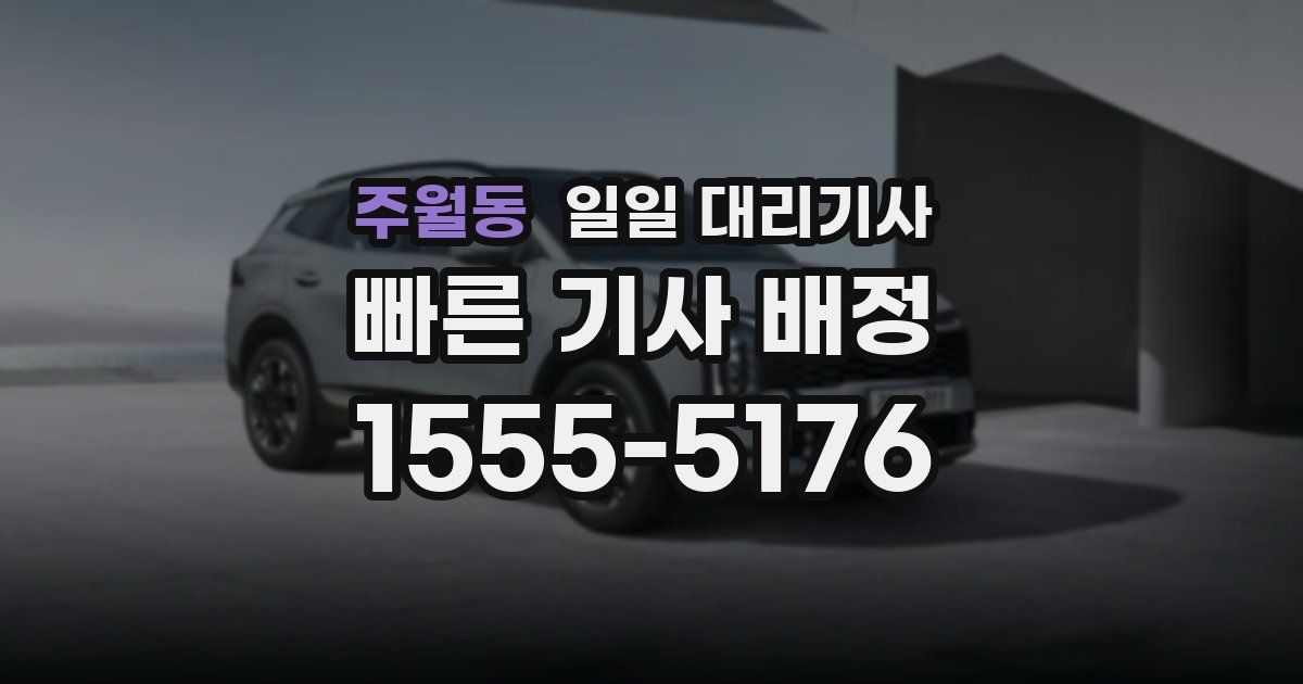 주월동 일일 대리기사
